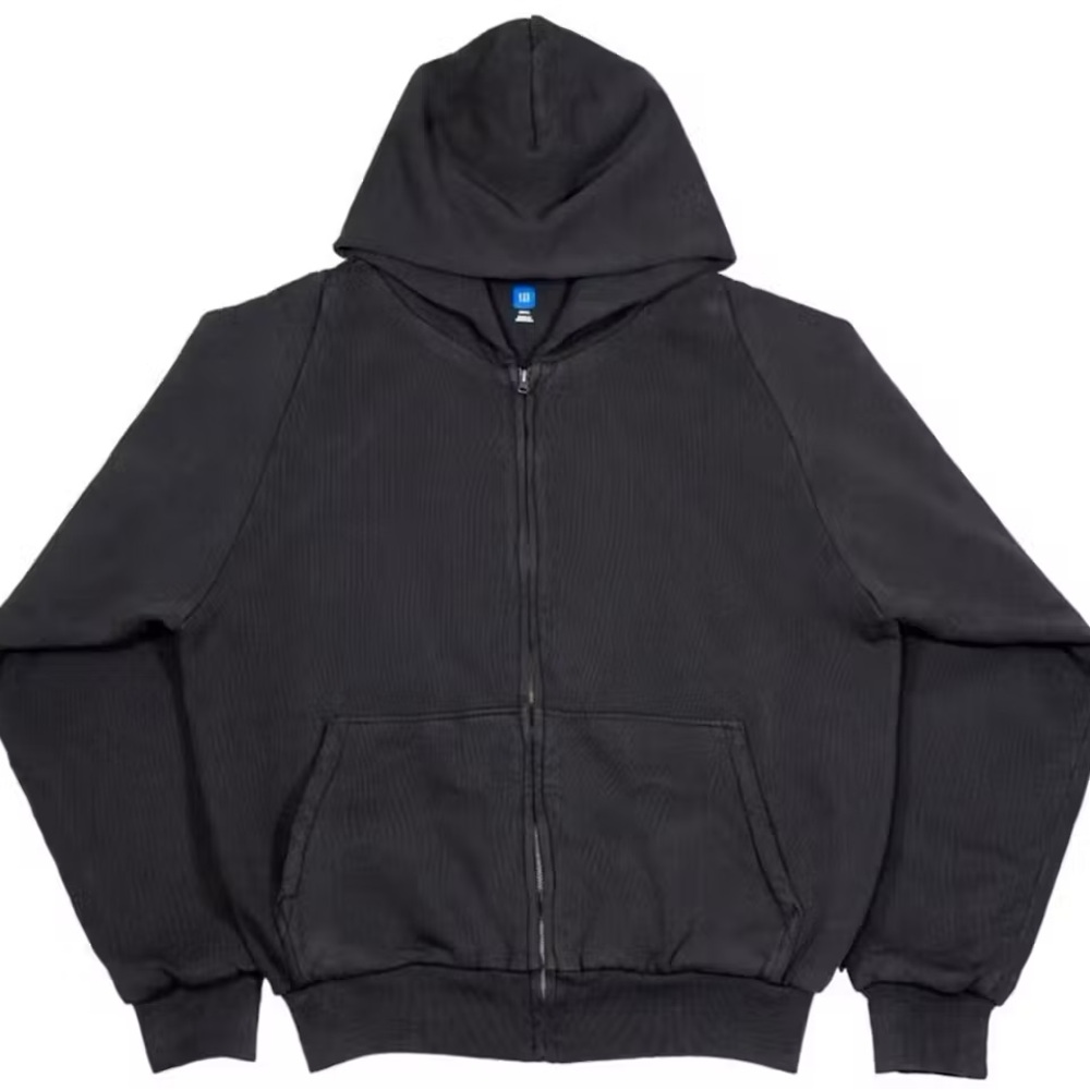 ✅ Yeezy x Gap Zip Up Exclusive Hoodie Black XL
